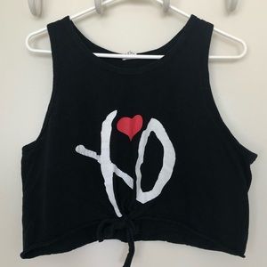 The Weeknd XO Crop Top